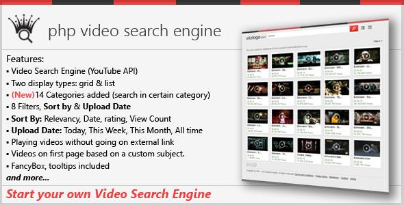 PHP Video Search Engine